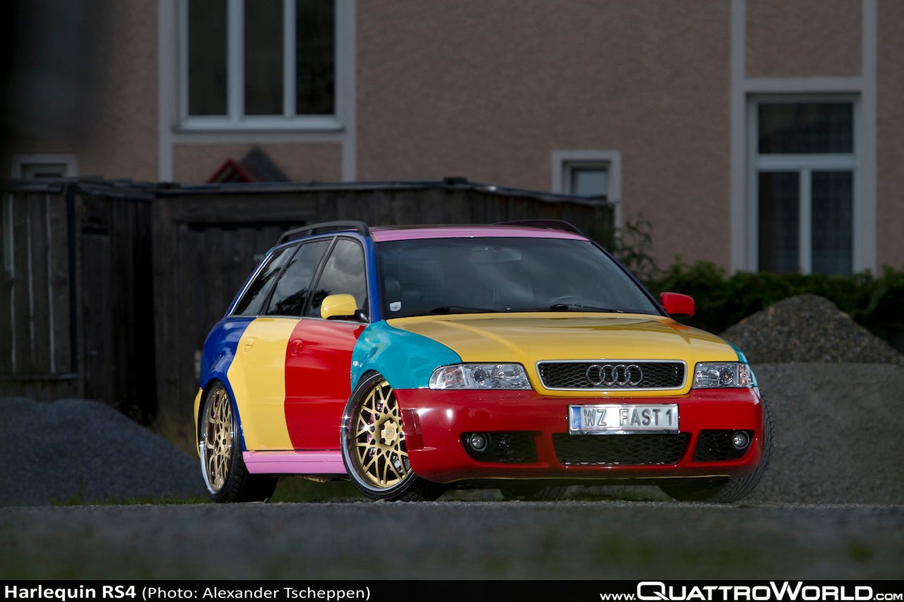 Audi RS4 avant gets Harlequin styling