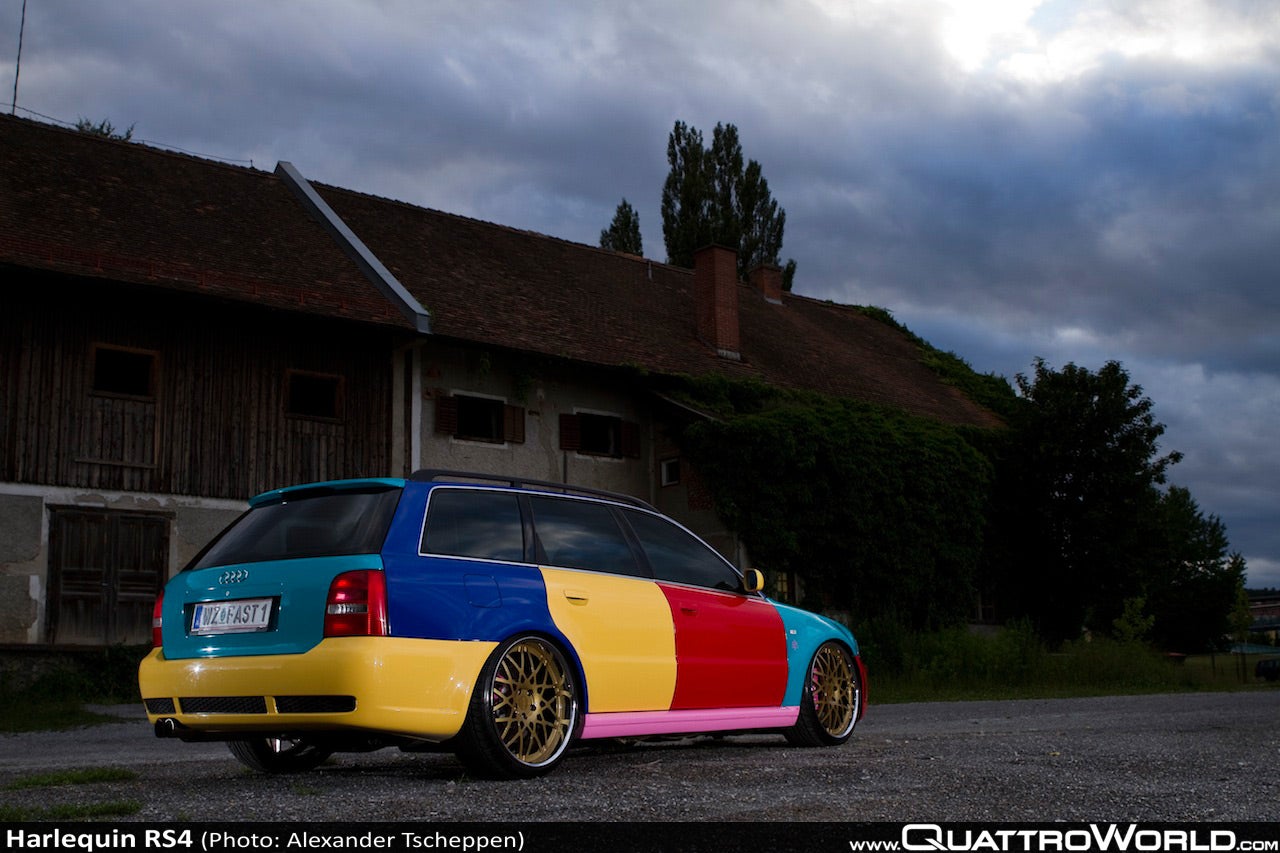 Audi RS4 avant gets Harlequin styling