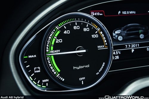 Audi A8 hybrid/Innenraum