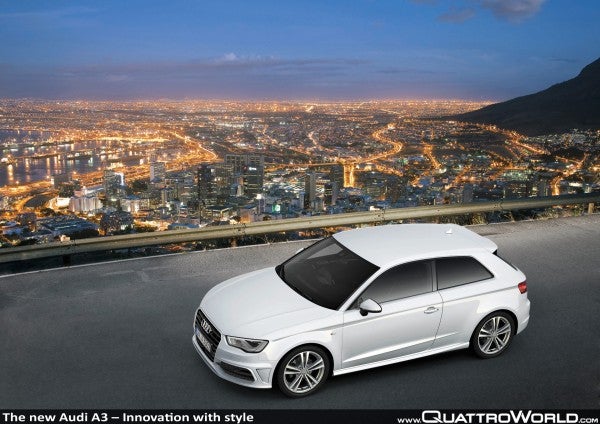 Audi A3/Standaufnahme
