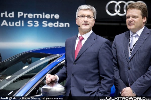 Audi Pressekonferenz - Auto Show Shanghai 2013