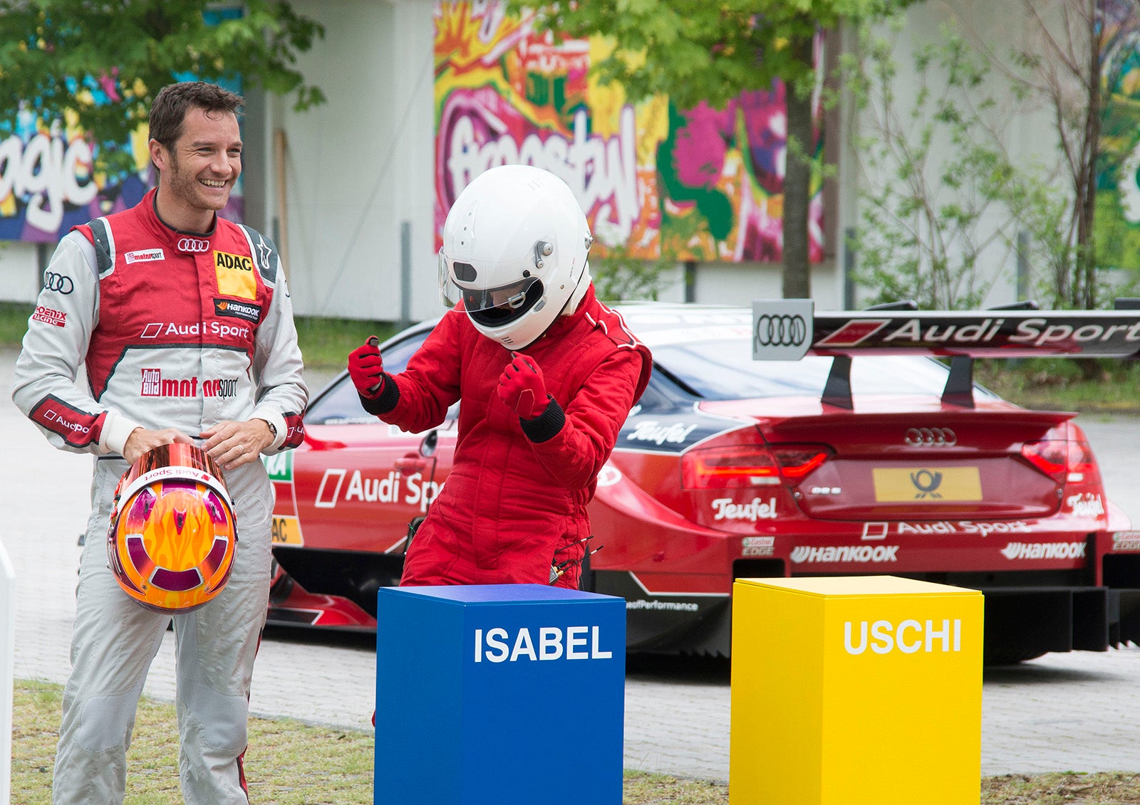 Timo Scheider, Isabel Edvardsson, Audi RS 5 DTM