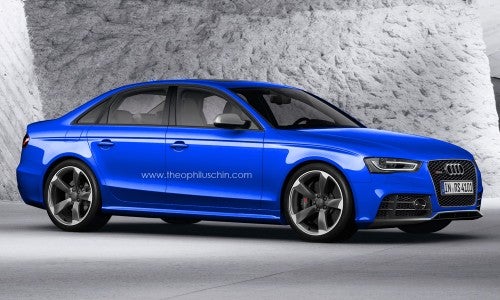 B8 Audi Rs4 Sedan Renderings Quattroworld We