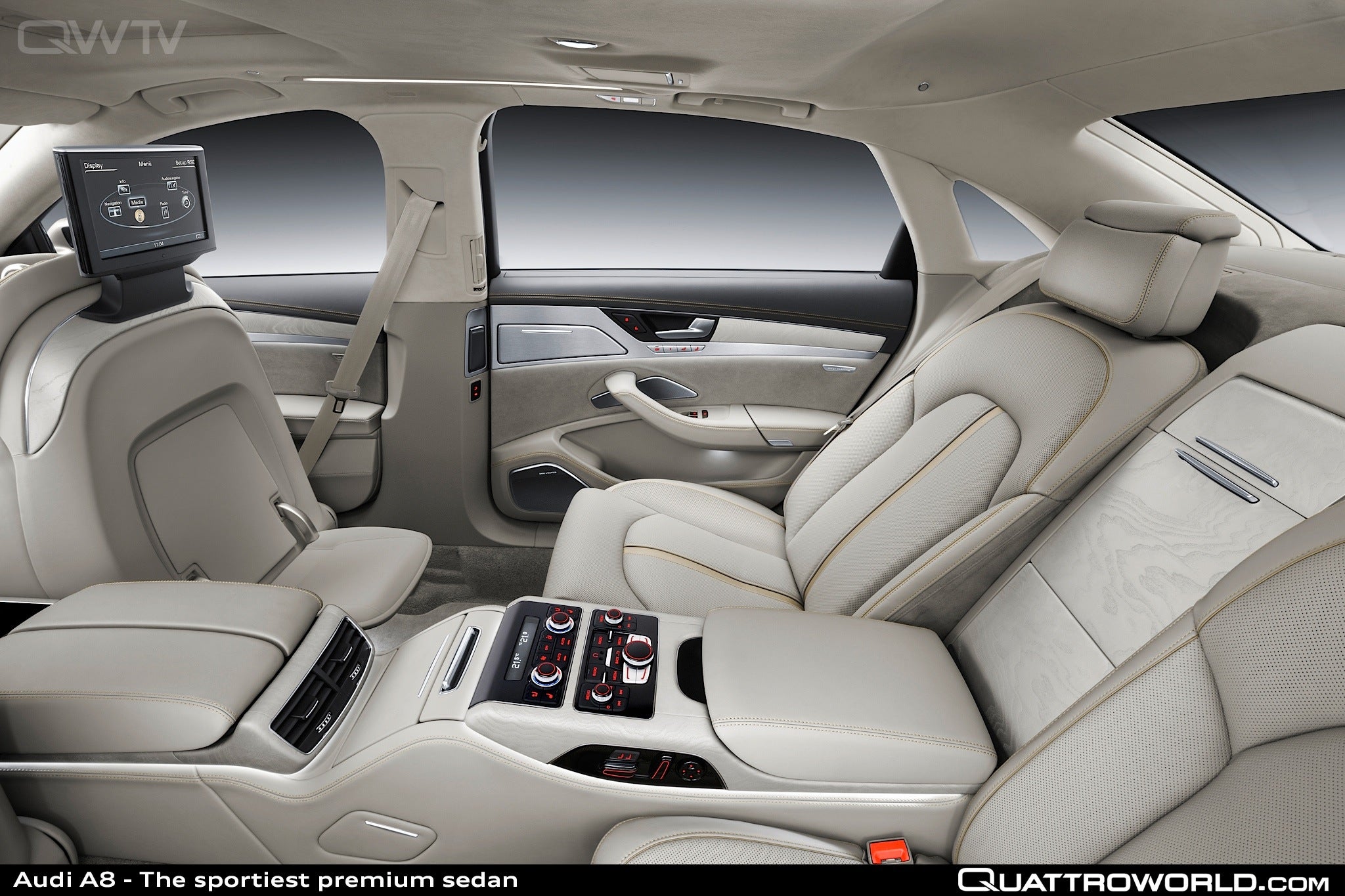 The sportiest premium sedan in the fullsize class The new Audi A8 QuattroWorld