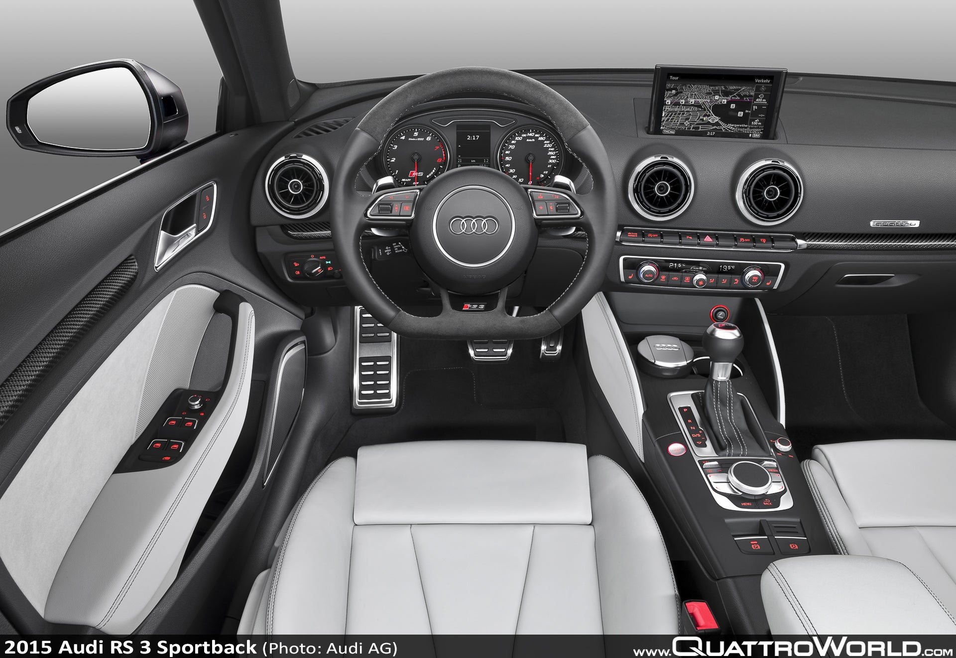 Power in compact form the new Audi RS 3 Sportback QuattroWorld