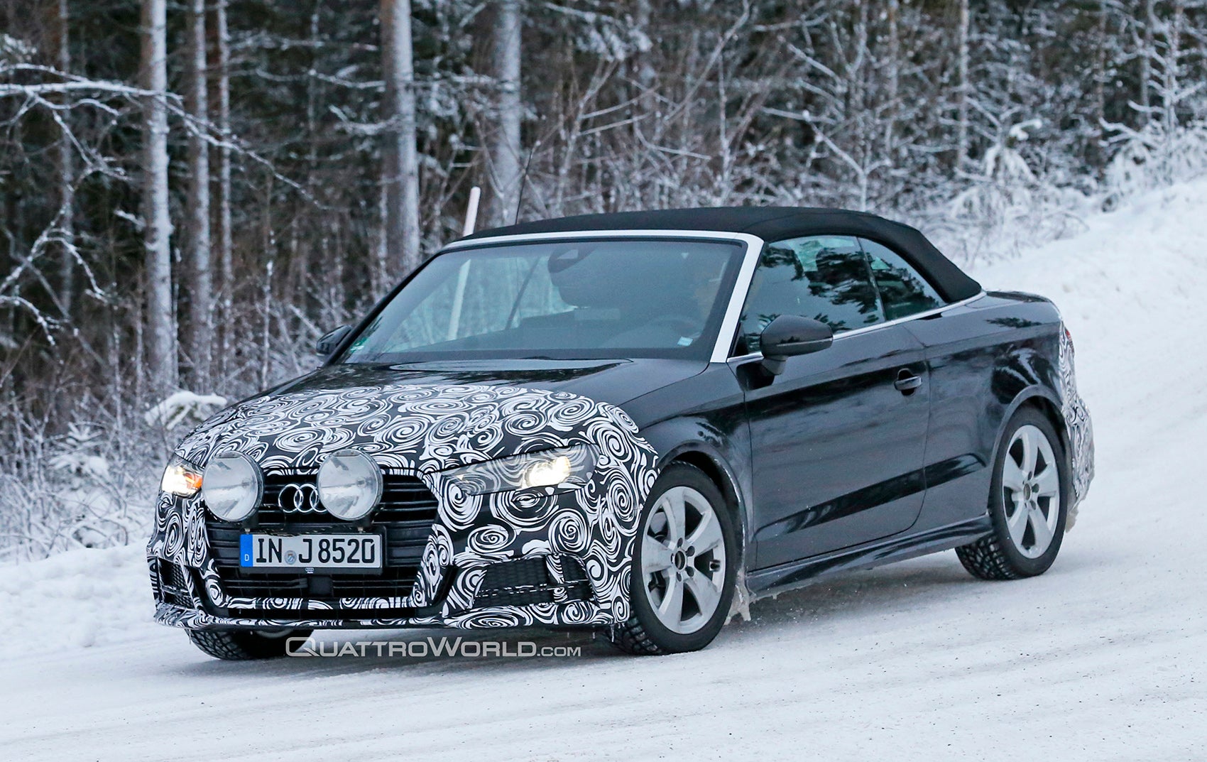 2017 Audi A3 Cabriolet Spied Quattroworld Audi A3 Convertible Facelift 4