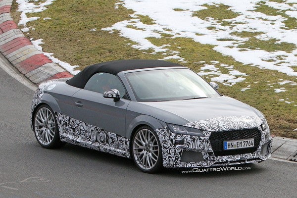 Next-Gen Audi TT RS Spied Winter Testing with Manual Transmission
